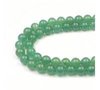 MJDCB 12mm 30 piezas Cuentas de Piedra Aventurina Verde Redondas Sueltas Piedras Semipreciosas Naturales para Hacer Joyas Pulseras Collares