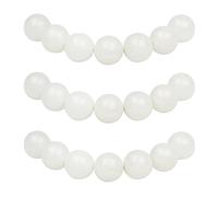 MJDCB 12mm 30 piezas Cuentas de Piedra Jade Blanco Redondas Sueltas Piedras Semipreciosas Naturales para Hacer Joyas Pulseras Collares