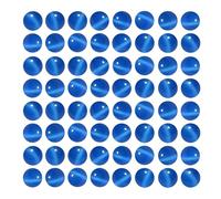 MJDCB 30 piezass Cuentas de Ojo de Gato Azul Real 12mm Abalorio de Cristal Redondas Sueltas para Hacer Joyería Pulsera Collar Pendientes Bisutería Accesorios