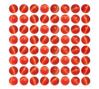 MJDCB 30 piezass Cuentas de Ojo de Gato Rojo 12mm Abalorio de Cristal Redondas Sueltas para Hacer Joyería Pulsera Collar Pendientes Bisutería Accesorios