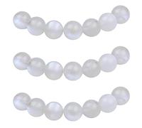 MJDCB 4mm 85 piezas Cuentas de Piedra Lunar Azul Redondas Sueltas Piedras Semipreciosas Naturales para Hacer Joyas Pulseras Collares