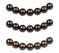 MJDCB 8mm 43 piezas Cuentas de Piedra Granate Redondas Sueltas Piedras Semipreciosas Naturales para Hacer Joyas Pulseras Collares
