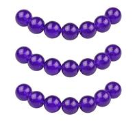 MJDCB 8mm 43 piezas Cuentas de Piedra Jade Púrpura Redondas Sueltas Piedras Semipreciosas para Hacer Joyas Pulseras Collares