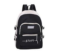 MJGkhiy Bolso mochila mujer oferta bandolera bolso ligero mochila mujer escuela superior pequeña bolsos de hombro viaje multifuncional mochila escuela media niño Daypack, Negro