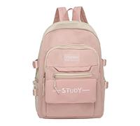 MJGkhiy Bolso mochila mujer oferta bandolera bolso ligero mochila mujer escuela superior pequeña bolsos de hombro viaje multifuncional mochila escuela media niño Daypack, Rosa