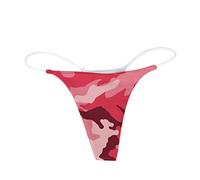 MJGkhiy Brasileña Mujer Encaje Cintura Alta Sin Costuras Bragas Curvy Oferta Tanga Transparente Sin Costuras Ropa Interior Sexy Abierta Braga Hipster Elástico Caliente Ropa Interior Tanga Mini String,