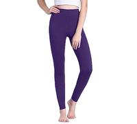 MJGkhiy Leggins deportivos mujer push up elásticos pantalones Pilates Jogging ofertas Booty Leggings Entrenamiento Correr Pantalones Chándal Gimnasio Senderismo Leggings Yoga Fitness, violeta, M