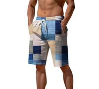 MJGkhiy Pantalones cortos de baño para hombre de secado rápido transpirable bermudas Swim Shorts con forro de malla de verano trajes de baño cortos gimnasio de piscina surf natación vacaciones,