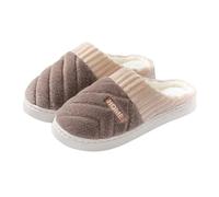 MJGkhiy Pantuflas de mujer de invierno cerradas por delante de peluche slippers peludas espuma viscoelástica zapatillas cómodas cálidas zapatillas invierno antideslizantes suaves zapatos de casa