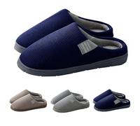 MJGkhiy Pantuflas de mujer de invierno cerradas por delante peludas slippers peluche espuma viscoelástica zapatillas invierno elegantes antideslizantes zapatillas cálidas cómodas zapatos de casa