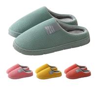 MJGkhiy Pantuflas de mujer de invierno cerradas por delante peludas slippers peluche espuma viscoelástica zapatillas invierno elegantes antideslizantes zapatillas cálidas cómodas zapatos de casa