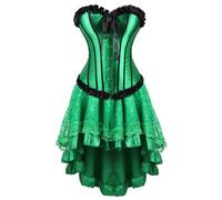 MJGkhiy Vestido medieval para mujer, elegante, estilo renacentista, gótico, disfraz de princesa, steampunk, ropa cosplay, vikingo, Halloween, vestido victoriano, largo, ceremonia, vestido de carnaval