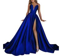 MJGkhiy Vestido mujer elegante largo Curvy Glitter Carnaval Vestido Cumpleaños Lentejuelas Vestidos para Navidad Boda Año Nuevo Vestidos Ceremonia Vestidos Brillantini Vestido de Noche Dress Ofertas,