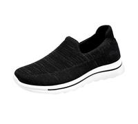 MJGkhiy Zapatillas de verano para mujer, elegantes, cómodas, deportivas, sin cordones, zapatillas para correr, senderismo, ligeras, negras, ortopédicas, zapatillas de deporte, correr, transpirables