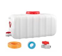 MJHETCY Depósitos De Agua Domésticos 25L/35L/50L/80L/110L/200L Tanque De Agua,Torre De Agua Espesada Rectangular De Grado Alimenticio con Grifo para Almacenamiento De Agua Doméstic(Size:110L)