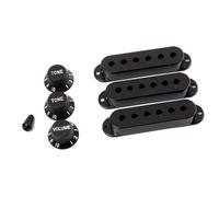 MJHYUGR Accesorios de Guitarra para Principiantes Cubierta Duradera para Pastilla De Guitarra, Perillas De Tono De Volumen, Piezas De Punta De Interruptor, 3 Uds.