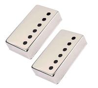 MJHYUGR Cubierta de Pastilla Humbucker para Guitarra eléctrica niquelada para Piezas LP/SG Guitarra Pieza de Repuesto