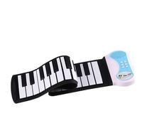 MJHYUGR Teclado De Piano Electrico para Principiantes Teclado Electrónico Enrollable De Silicona Flexible Profesional De 37 Teclas para Estudiantes