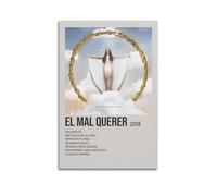 MJIFEI Póster de El Mal Querer de Rosalia para pared, diseño vintage, decoración de habitación, póster estético para dormitorio, 50 x 75 cm, estilo sin marco