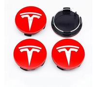 MJIKOYE 4 Piezas Coche Tapas Centrales para Tesla Model 3 2017-2020 56mm, Tapas para Llantas Prueba de Polvo Óxido Tapabujes Rueda Autopartes,B