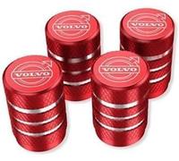 MJIKOYE 4 Piezas Tapas de Válvula de Neumático para Volvo S40 S60 S70 S80 S90, Antipolvo Antifugas Válvula Neumático Accesorios Neumáticos,C