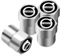 MJIKOYE 4 Piezas Tapas de Válvula de Neumático para Volvo V40 2018, Antipolvo Antifugas Válvula Neumático Accesorios Neumáticos,B-A