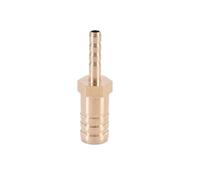 MJINA Accesorio de Manguera Recta de latón, Conector Reductor de púas for tubería de Agua de 4, 5, 6, 8, 10, 12, 14, 16 y 19 mm, Adaptador de Conector de Cobre(12mm-19mm)