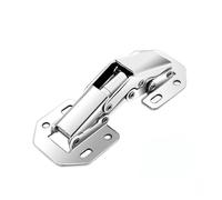 MJINA Bisagra de gabinete, 90 Grados, sin Orificio de perforación, Puerta de Armario, bisagras hidráulicas, Cierre Suave con Tornillos, herrajes for Muebles(3 Inch Normal Type)