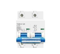 MJINA Disyuntor de CC Disyuntor 2P 125A 100A 80A CC 600V Curva C Interruptor de batería(80A)