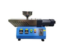 MJINA Extrusora de plástico J/H-20C, extrusora de plástico de Laboratorio, extrusora de un Solo Tornillo, máquina de moldeo por inyección de Material polimérico