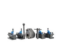 MJINA Juego de portaherramientas de Cambio rápido for Torno AA MAX WM210V y WM180V, Soporte de Herramientas de 16 x 16 mm for bancada oscilante de 120 a 220 mm