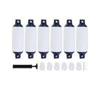 MJINA Parachoques for Barcos, defensas, Accesorios for Barcos, Parachoques for Barcos, Parachoques de Muelle for protección, atraque de Yates, amortiguación de Amarre,(6Set Boat Fender)
