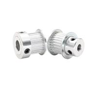 MJINA Polea de distribución 2GT 28T 30T Tipo BF diámetro del Orificio 4-15mm Ancho de la Correa 6mm/10mm Impresora 3D GT2 28 Dientes 30 Dientes Rueda sincronizadora(6.35mm,30T-BF Type_7MM)