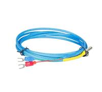 MJINA Sensor de Temperatura de Acero Inoxidable termopar Cable de Sensor de Temperatura de termopar de sonda Tipo sonda for Temperatura Industrial(J Type 4m)