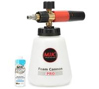 MJJC Foam Cannon Pro V2.0 (tecnología de espuma de nieve más gruesa) con conector rápido de 6,35 mm para hidrolimpiadora, botella de 1,18 L (Pro V2.0 (conector rápido de 6,35 mm) + muestra de JABÓN)
