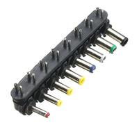MJJEsports 8Pcs Portátil Universal Laptop Pc Portátil Ca Dc Adaptador De Corriente Cargador Consejos Conjunto