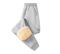 Mjjsk Pantalones Gruesos y Cálidos para Niños Chicos Joggers con Forro Polar Pantalones de Chándal Deporte Escolar Educación Física Pantalones de Chándal de Invierno Parte Inferior de Chándal