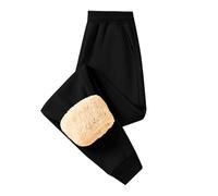 Mjjsk Pantalones Gruesos y Cálidos para Niños Chicos Joggers con Forro Polar Pantalones de Chándal Deporte Escolar Educación Física Pantalones de Chándal de Invierno Parte Inferior de Chándal