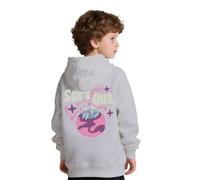 Mjjsk Sudadera con capucha para niños, diseño de esqueleto fantasma, divertida, casual, con capucha, para niños, con bonito gráfico, cómodo, suave, Ceniciento claro, 6-7 años