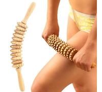MJLOMJ Varilla de fascia de madera - Masajeador de fascia para espalda, celulitis y más - Juego de 12 rodillos para una relajación muscular eficaz - Rodillo de fascia para casa y de viaje