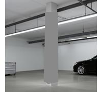 MJMLUCK Acolchado Cuadrado para Postes de Garaje, 18 x 18 cm, para aro de Baloncesto, para marquesinas, farolas y Postes eléctricos, Envolvente Acolchado para columnas de Interior y Exterior, p