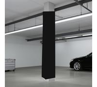 MJMLUCK Acolchado Cuadrado para Postes de Garaje, 18 x 18 cm, para aro de Baloncesto, para marquesinas, farolas y Postes eléctricos, Envolvente Acolchado para columnas de Interior y Exterior, p