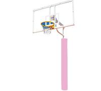 MJMLUCK Acolchado Protector Redondo para Postes de Garaje, Resistente, de 1,5 m, para Aros de Baloncesto y columnas de gimnasios, canchas y Parques. Acolchado Envolvente Personalizable (Rosa, d