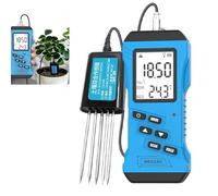 MJMLUCK Analizador de Suelo portátil, medidor de Humedad, Velocidad de Respuesta: <3 s/Conectar y medir/Pantalla retroiluminada, Ideal para el Cultivo del Suelo.