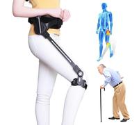 MJMLUCK Andador Bionic Body Power, Entrenador de rehabilitación de piernas Ajustable en 3 Niveles para Adultos y Ancianos (Grande/Derecho) (Derecho Grande)