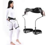MJMLUCK Andador biónico Profesional Body Power para rehabilitación de extremidades Inferiores, para Personas Mayores, para Caminar y Escalar (Negro, Universal)