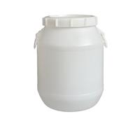 MJMLUCK Barril de plástico para almacenar Agua, bidón de HDPE con Tapa de Doble Capa, Recipiente Sellado con Asas, bidón para Agua/Granos para elaboración de Cerveza casera, Agricultura o Industria