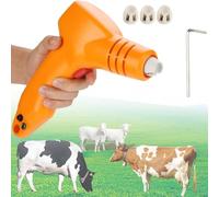 MJMLUCK Descornadora eléctrica para Ganado, descornadora eléctrica para Cabras, cortadora de Cuernos para Granjas y ranchos, Kit de descornado a batería, descornadora indolora