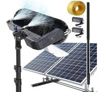 MJMLUCK Equipo de Limpieza de Paneles solares, Kit de pértiga alimentada por Agua, Robot Limpiador Solar de 3,35 m, 5,5 m y 7,6 m, Herramienta para Limpiar Cristales de Ventanas Exteriores con cepil