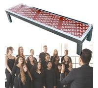 MJMLUCK Escaleras corales Resistentes - Escaleras de música de Calidad Comercial, peldaños duraderos para presentaciones corales y Plataforma de podio para premios (1 Nivel)